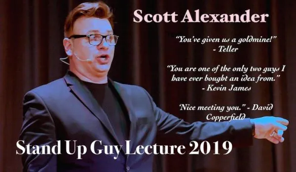 Scott Alexander – Stand Up Guy Live Lecture 2019 ( Instant Download )