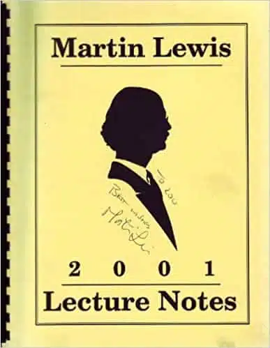 2001 Lecture Notes by Martin Lewis