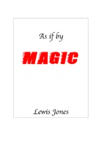 As If by Magic by Lewis Jones ( Instant Download )
