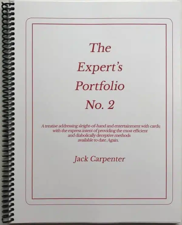 Jack Carpenter - The Expert's Portfolio No2.