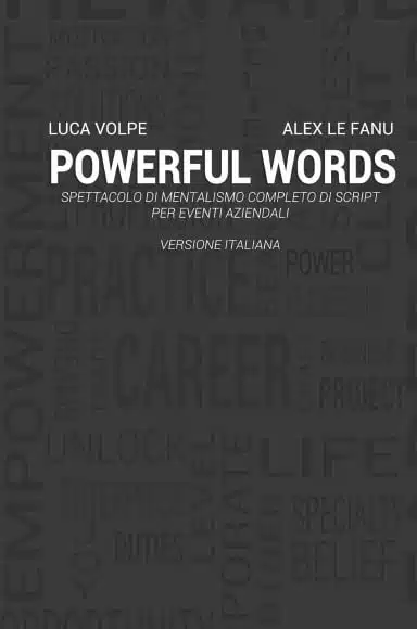 Luca Volpe & Alex Le Fanu – POWERFUL WORDS -Full Mentalism Show for Corporate Audience ( Instant Download )