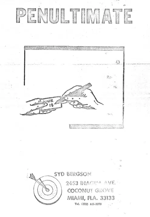 Penultimate by Syd Bergson