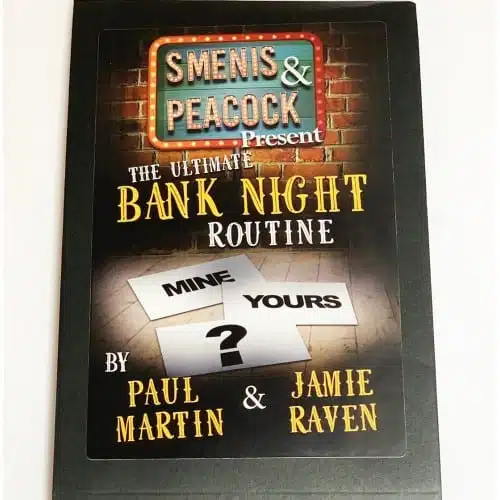 Paul Martin & Jamie Raven – Mine, Yours & The Mystery – The Ultimate Bank Night Routine ( Instant Download)