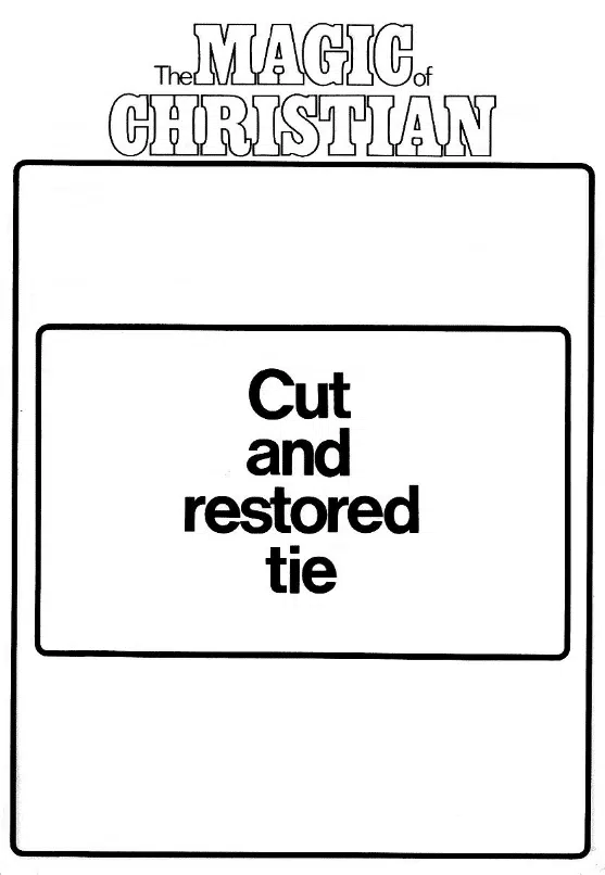 Cut And Restored Tie by Magic Christian ( Instant Download )