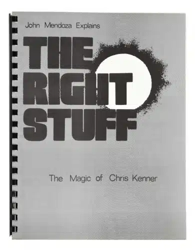 The Right Stuff - The Magic of Chris Kenner by John Mendoza ( Instant Download )