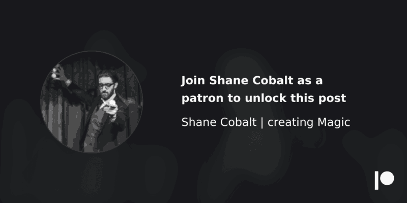 Patreon Membership by Shane Cobalt ( Instant Download )