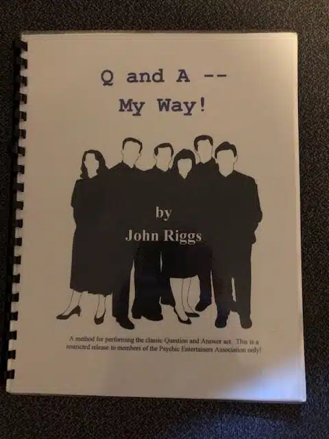 Q and A My Way by John Riggs ( Instant Download )