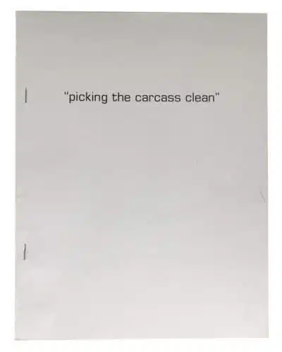 Picking the Carcass Clean by Bill Goodwin ( Instant Download )