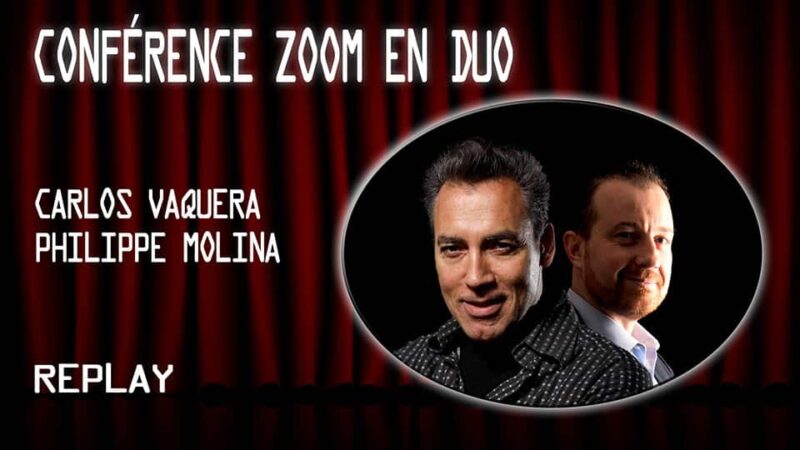 ZOOM conference in duo with Carlos Vaquera & Philippe Molina.