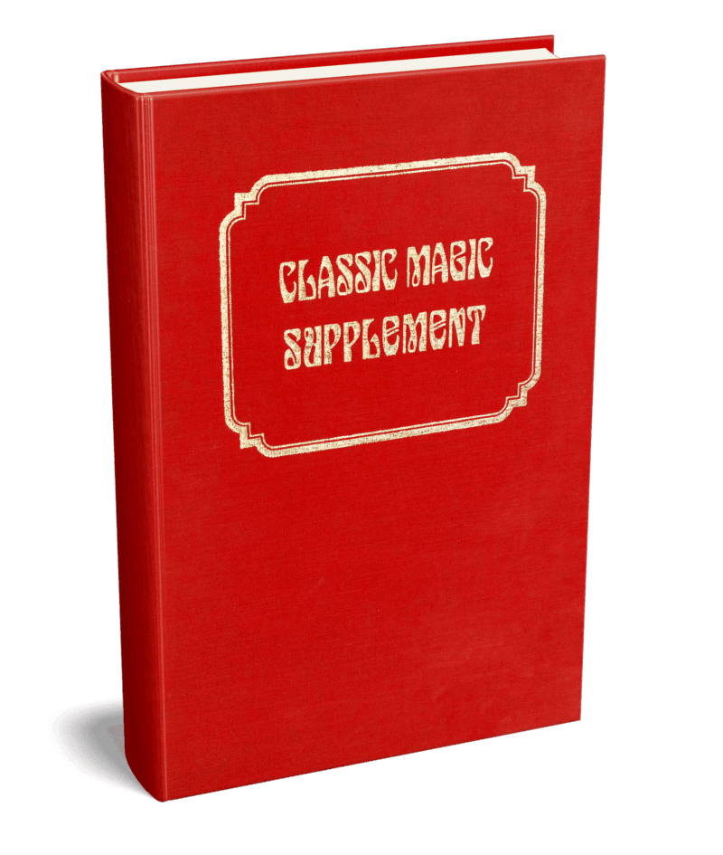 Classic Magic Supplement (Classic Magic series, vol. 8) by Robert J. Albo ( Instant Download )