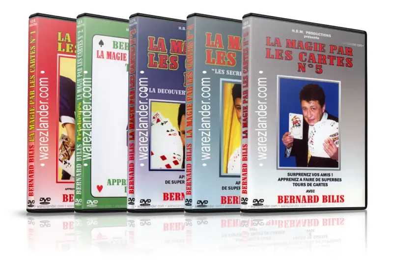 Bernard Bilis – La Magie Par Les Cartes ( French , 6 Vols , Instant Download )
